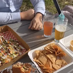 Family dinner thanks to Top Nach at Farmacy Brewing