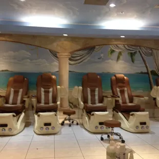 Pedicure area