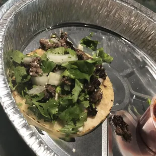 Street taco (comes in three).