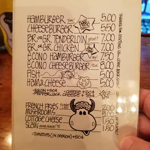 daily lunch menu