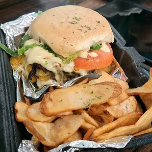 Eat the prez burger! Get it!!