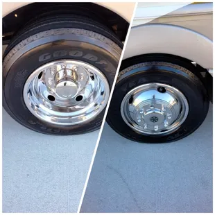 Polished &amp; protected rims