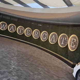 a car parked in front of the gate