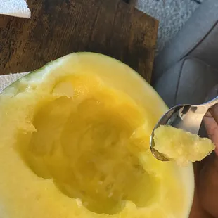 Yellow watermelon