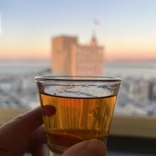 Johnny Walker Black Label with the skyline in the background!