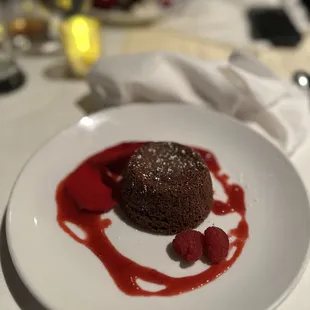 Lava cake (made dairy free)