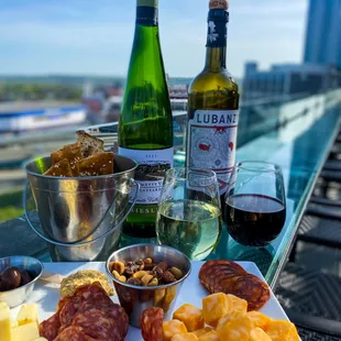 On Wednesdays, Top of the Park offers wine specials and a petit charcuterie option for two.  $3 off glasses of wine | $10 off bottles | $20