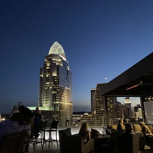 View from top level of rooftop