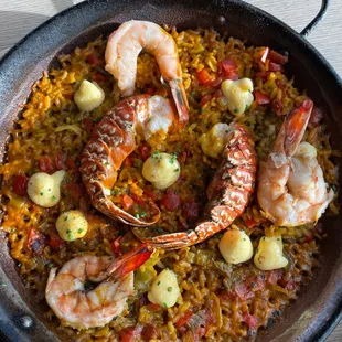 Lobster Paella