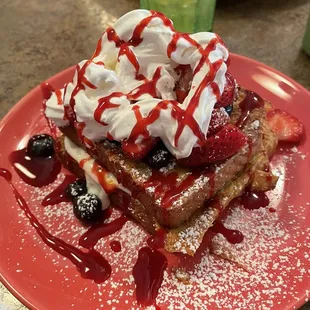 Berry Stuffed French Toast Breakfast