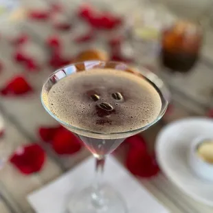 Espresso hazelnut martini