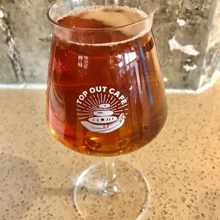 Centerpoint's vanilla blood orange beer