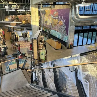 The entrance to the cafe