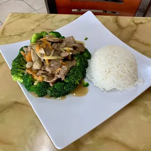 Beef and broccoli