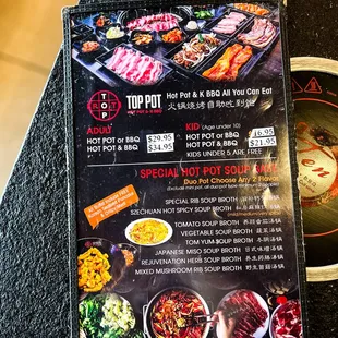 ramen and noodles, menu