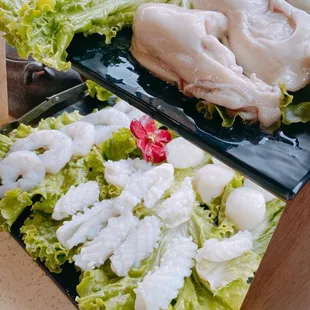 Seafood platter