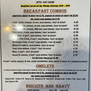 Breakfast Menu
