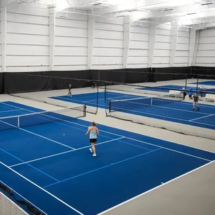 12 Indoor Tennis Courts
