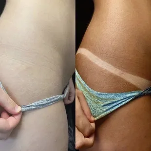 Spray tan by Chelsea