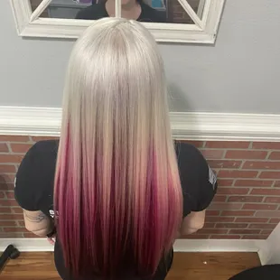 Platinum to pink