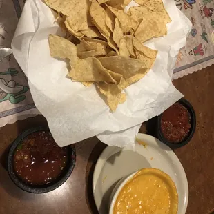 Chips and queso