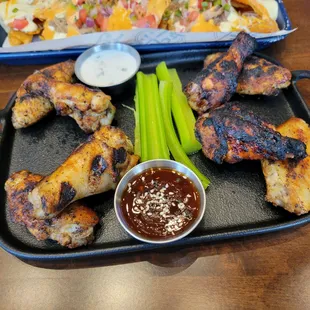 Wings with Asian sticky sauce