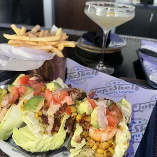 Blackened Shrimp Lettuce Wraps