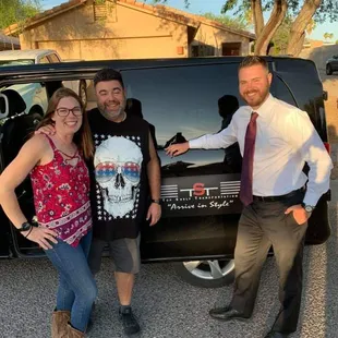 Some of our Satisfied Customers with our Director of Sales, Shawn Spitzer.