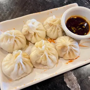 Fried mini pork bun