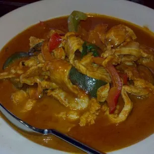 Chicken panang curry