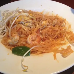 Pad thai! Generous portion!