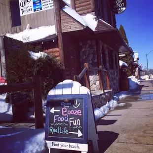 The signs of winter.. Get your beer instead of winter gear!