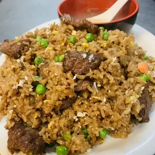 Beef fried rice