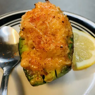 baked avocado bomb