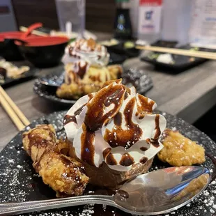 Deep fried banana