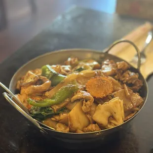 Pad Kee Mao with Pork