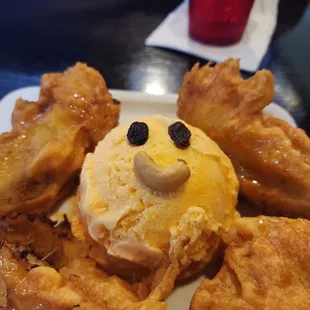 Fried Banana Ice Cream