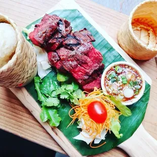 Skirt steak appetizer