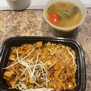 Pad Thai Dinner, Tom Yum Soup Dinner