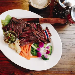 5-spiced skirt steak