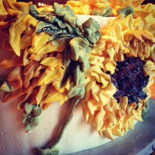 Sunflower cake