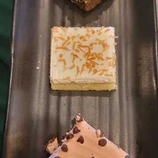 Small desserts and fruit for a light sweet ending.