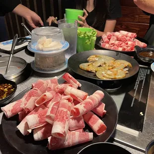 Lots of good brisket and seafood