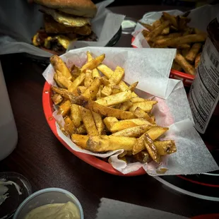 Parmesan-garlic fries