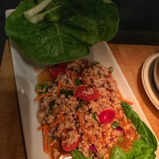 Chicken Wraps (Larb Gai)