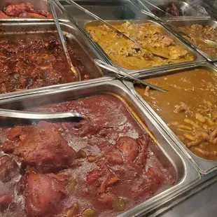 Stew peas, curry goat, curry chicken... oh the choices!
