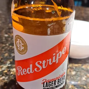 Red Stripe lager