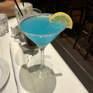 Raspberry blueberry lemon drop