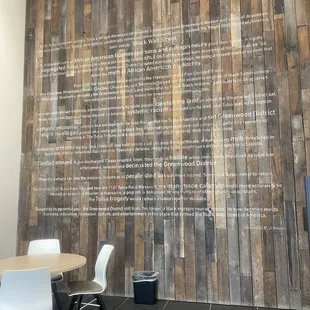 A note from the owners of the building.