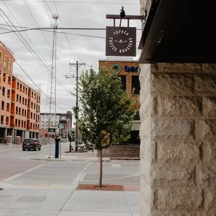 a clock on the side of a building